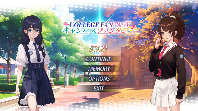 [先行体验]【沙盒SLG/日常生活/都市后宫】校园幻想（College Fantasy） DEMO体验版 官方中文【1.10G】
