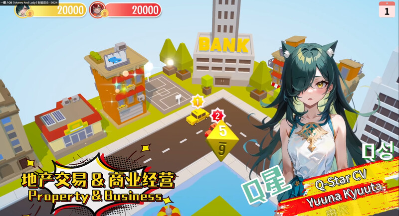 ST10月新作【H版大富翁/休闲SLG/AI生成/动态】财貌双全(Money And Lady)Build.16189063 STEAM官中-国语+DLC【13G】