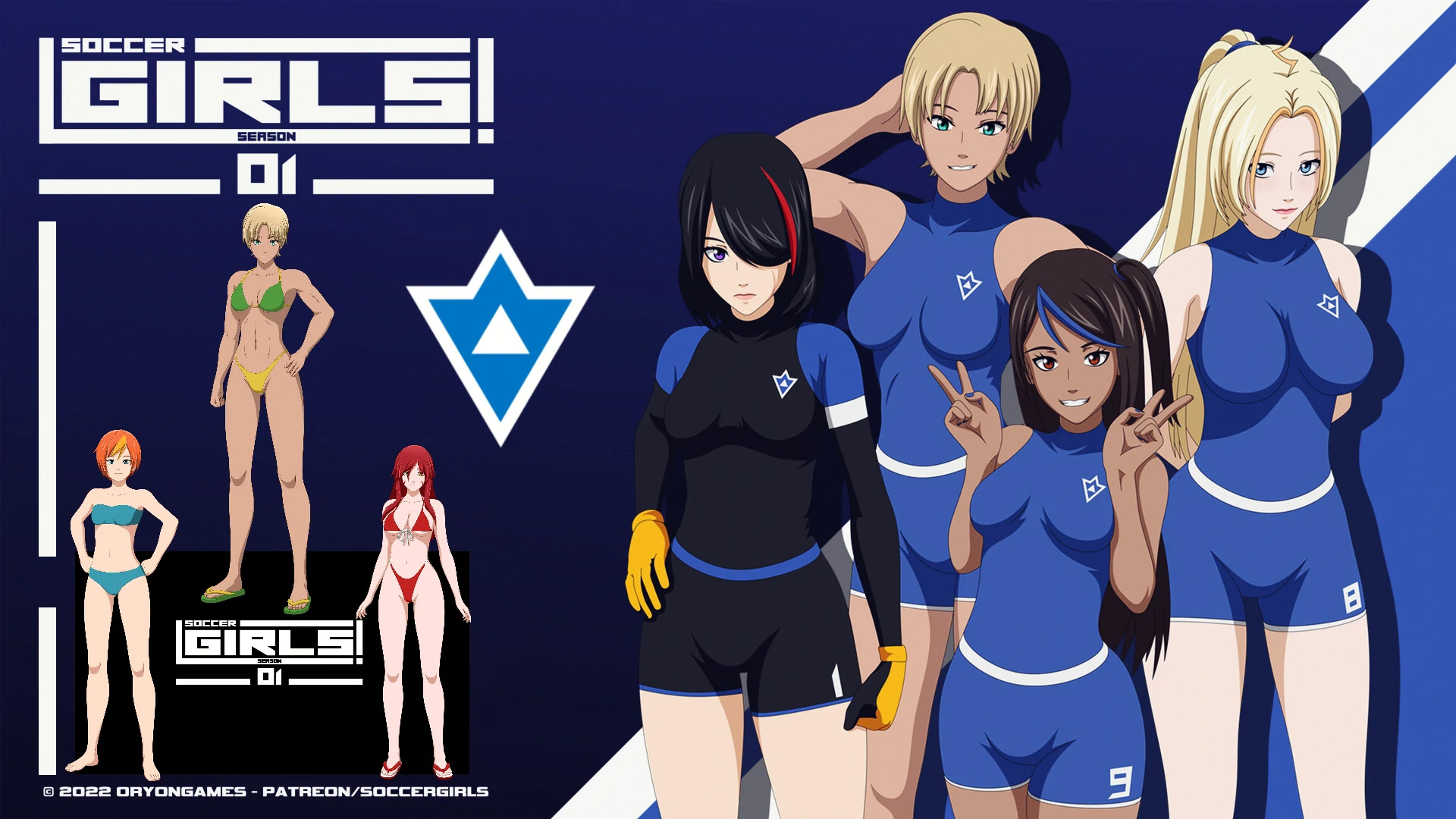 【欧美SLGAIGPT汉化3D】足球女孩Soccer Girls! [v0.0.2]【PC+安卓1.3G】