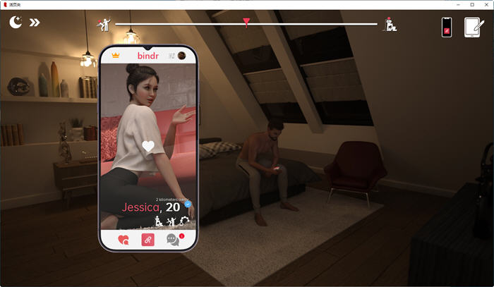 临时契约(Bindr Kink Dating) ver0.1.9 汉化版 PC+安卓 沙盒SLG游戏 2.8G