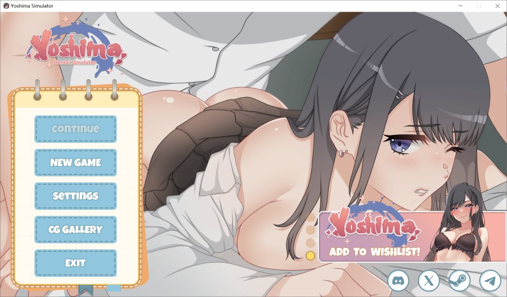 【SLG/STEAM官中/巨乳/动态】吉岛:合租生活/Yoshima: Hentai Simulator【3.5G】