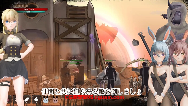 【动作ACT/全动态/官中】毁灭之地的女王(滅びた地の女王)V1.0 DL官中【300MB】