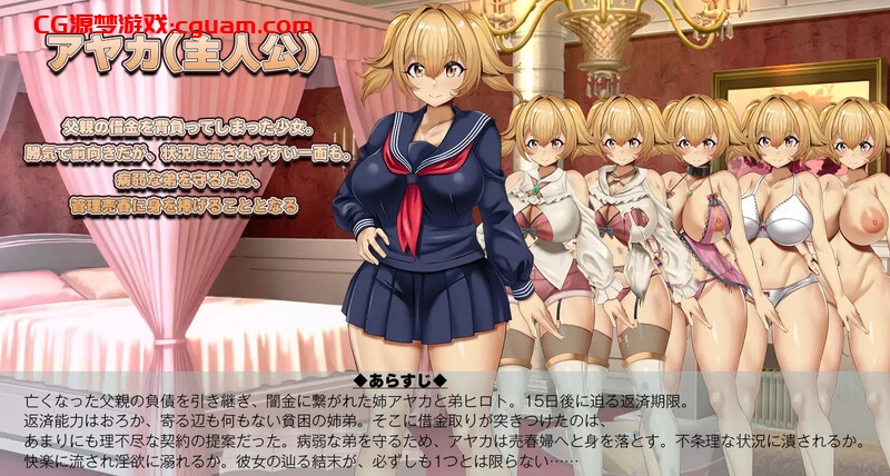 【探索RPG/羞耻堕落/汉化】3K~完全管理姦淫 V1.0 AI汉化【1.20G】