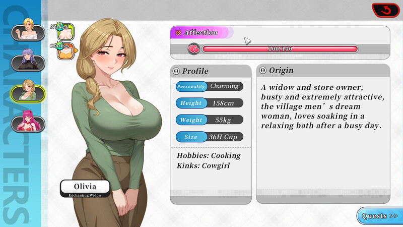 【沙盒SLG/家园后宫/全动态/官中】幸福岛幻想(Happy Island Fantasy)V1.0 DEMO STEAM官中【1.60G】