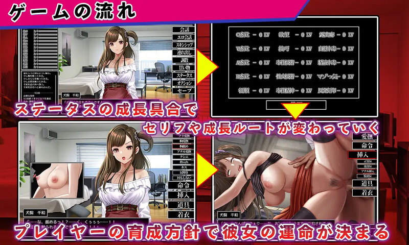 【调教SLG/全动态/汉化】女大学生犬饲千和调教日记(女子大生犬飼千和しつけ日誌)V1.0 AI汉化【1.30G】