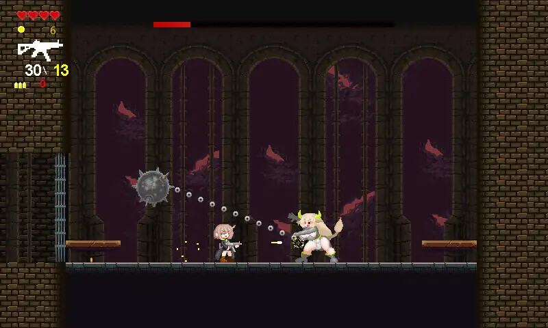 【动作ACT/像素全动态/生肉】驱魔人枪手(EXOrcist GUNNER)V1.0.1 原版JP-EN【120M】