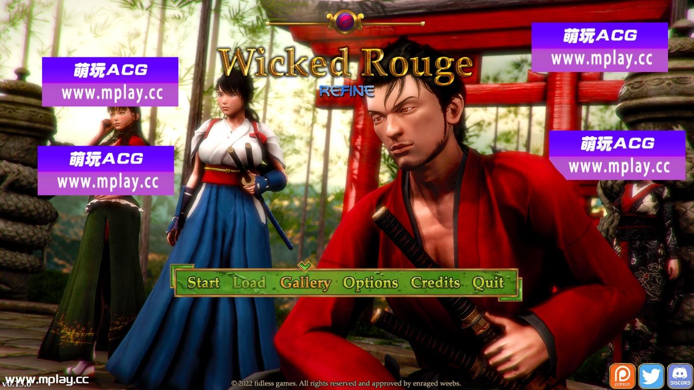 [PC+安卓+IOS/日式RPG+SLG沙盒/汉化动态步兵]邪恶的胭脂 v0.13 和风多任务[3.1G]