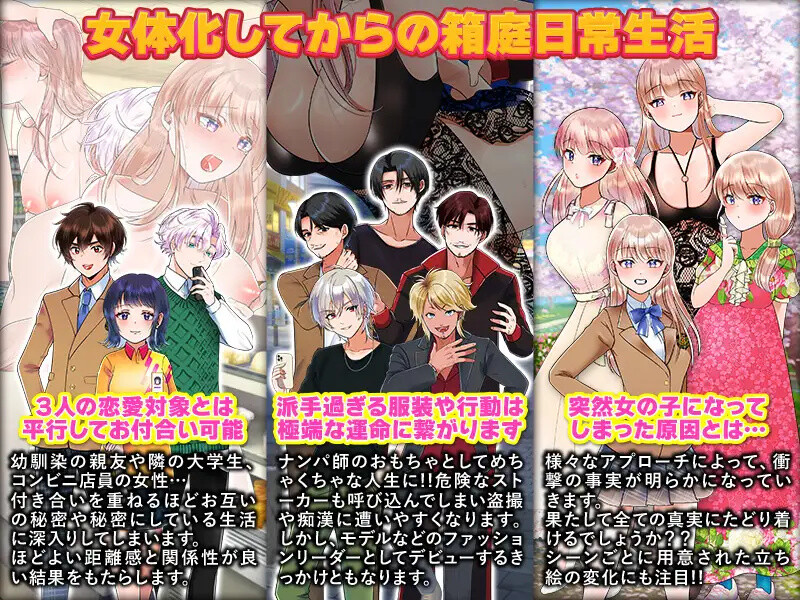 【探索RPG/生活日常/AI汉化】变成了女人(やめろよお前らっ!だから俺は男なんだってばっ!)V1.1 内置AI汉化【双端-900MB】