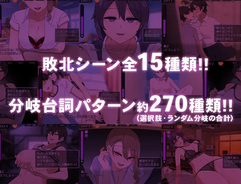 【SLG/NTR 类型】《忍耐色诱的告白游戏》后日谈 V2.0 版 AI 汉化版,全 CV 配音,新汉化,文件大小 800