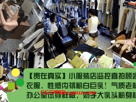 【贵在真实】小服装店监控直拍顾客试穿衣服,性感内裤粉白巨乳!气质老板娘在办公室试穿样板,奶子大乳头粉身材好!在线观看
