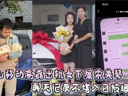 乐山移动高磊出轨女下属宋美琴,聊天记录不堪入目被曝光!在线观看